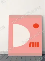 Minimalist Geometric Canvas Wall Art for Living Room Bedroom Home Decor
