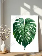 Monstera Leaf Canvas Wall Art for Living Room Bedroom Home Decor – вид 4