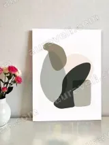 Abstract Geometric Shapes Canvas Wall Art for Living Room Bedroom Home Decor
