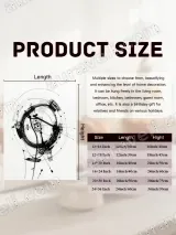 Abstract Circular Ink Splatter Wall Art for Living Room Bedroom Home Decor – view 7