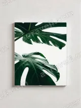 Monstera Leaf Canvas Wall Art, Modern Minimalist Home Decor for Living Room & Bedroom – вид 2