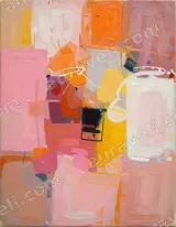 Abstract Colorful Block Canvas Wall Art for Living & Bedroom Home Decor wall art print