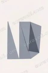 Gray Abstract Geometric Canvas Wall Art for Home Decor framed modern