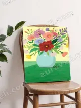 Colorful Floral Vase Canvas Wall Art for Living Room Bedroom Home Decor – view 4