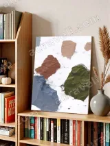 Colored Rocks Canvas Wall Art for Living Room Bedroom Home Decor – view 3