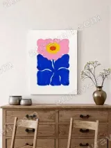 Vibrant Floral Canvas Wall Art for Living Room Bedroom Home Decor – вид 2