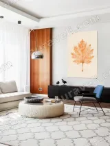 Maple Leaf Watercolor Canvas Print for Living Room Home Decor – вид 5