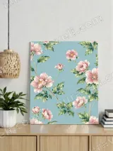 Pink Floral Canvas Wall Art for Bedroom & Living Room Home Decor – view 4