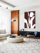 Minimalist Tulip Line Art Canvas Wall Art for Living Room Bedroom Home Decor – view 5