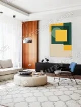 Abstract Geometric Canvas Wall Art for Living Room Bedroom Home Decor – view 5