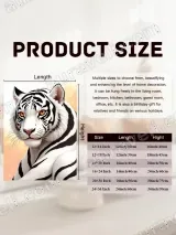 White Tiger Canvas Wall Art for Living Room Bedroom Home Decor – view 7