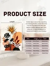 Abstract Tropical Botanical Plants Canvas Wall Art for Living Room Home Decor – view 7