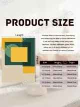 Abstract Geometric Canvas Wall Art for Living Room Bedroom Home Decor – view 7