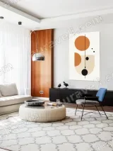 Abstract Geometric Shapes Canvas Wall Art for Living Room Bedroom Home Decor – view 5