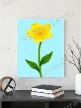 Yellow Flower Canvas Wall Art for Living Room Bedroom Home Decor – вид 3