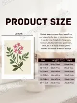 Pink Floral Botanical Wall Art for Living Room & Bedroom Home Decor – view 6
