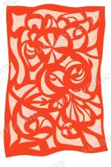 Abstract Floral Bird Paper-Cut Canvas Wall Art for Home and framed modern decor