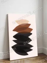 Abstract Leaf - Shaped Canvas Wall Art for Living Room Bedroom Home Decor – view 3