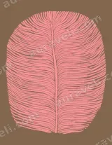 Pink Feather Canvas Wall Art for Living Room Bedroom Home Decor wall art print