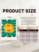 Abstract Floral Canvas Wall Art for Bedroom and Living Room Home Decor – вид 7