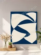Abstract Geometric Canvas Wall Art for Living Room Home Decor – вид 3