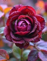 Dewy Red Rose Floral Canvas Wall Art for Living Room Bedroom Home Decor wall art print