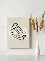 Abstract Line Art Canvas Wall Art for Living Room Home Decor – view 4