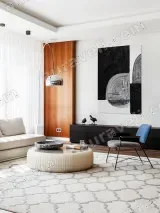 Abstract Geometric Arch Canvas Wall Art for Living Room Decor – view 5