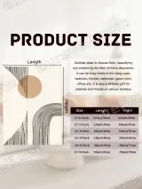 Abstract Geometric Line & Circle Canvas Wall Art for Home Decor – view 7