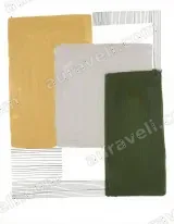Abstract Geometric Blocks Canvas Wall Art for Home Decor wall art print