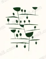 Abstract Botanical Canvas Wall Art for Living Bedroom Home framed modern decor