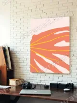 Abstract Tropical Leaf Canvas Wall Art for Living Room Bedroom Home Decor – view 4