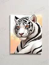 White Tiger Canvas Wall Art for Living Room Bedroom Home Decor – view 2