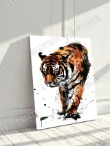 Tiger Ink Splatter Canvas Wall Art for Living Room Home Decor – вид 3