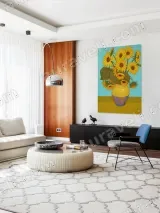 Sunflower Vase Canvas Wall Art for Living Room Home Decor – view 5