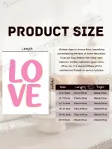 LOVE Typography Canvas Wall Art for Living Room Bedroom Home Decor – вид 7