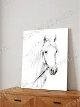 Horse Portrait Canvas Wall Art for Living Room & Bedroom Decor – вид 4