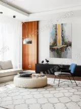 Abstract Colorful Splatter Canvas Wall Art for Living Room Home Decor – view 5