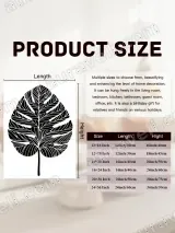 Monstera Leaf Black & White Canvas Wall Art for Home Decor – view 7