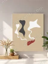 Abstract Minimalist Canvas Wall Art for Living Room and Bedroom Home Decor – view 3