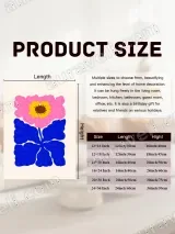 Bold Floral Canvas Wall Art for Living Room Home Decor – view 7