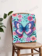 Butterfly Floral Canvas Wall Art for Bedroom Living Room Home Decor – view 4