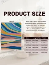 Colorful Abstract Wave Canvas Wall Art for Home Decor – view 6