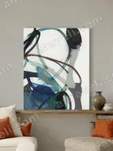 Abstract Colorful Canvas Wall Art for Living Room Home Decor
