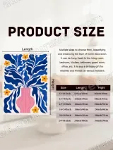 Abstract Floral Pink Vase Wall Art for Living Room & Bedroom Home Decor – view 7