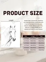 Horse Portrait Canvas Wall Art for Living Room & Bedroom Decor – вид 7