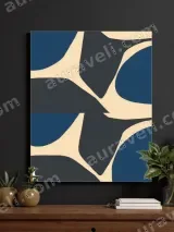 Abstract Geometric Canvas Wall Art for Living Room Bedroom Home Decor