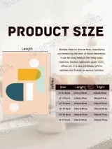 Abstract Geometric Canvas Wall Art for Living Room Bedroom Home Decor – view 7