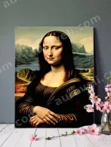Mona Lisa Artistic Canvas Wall Art for Living Room Home Decor – view 3