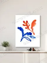 Colorful Abstract Floral Canvas Wall Art for Home Decor – view 4